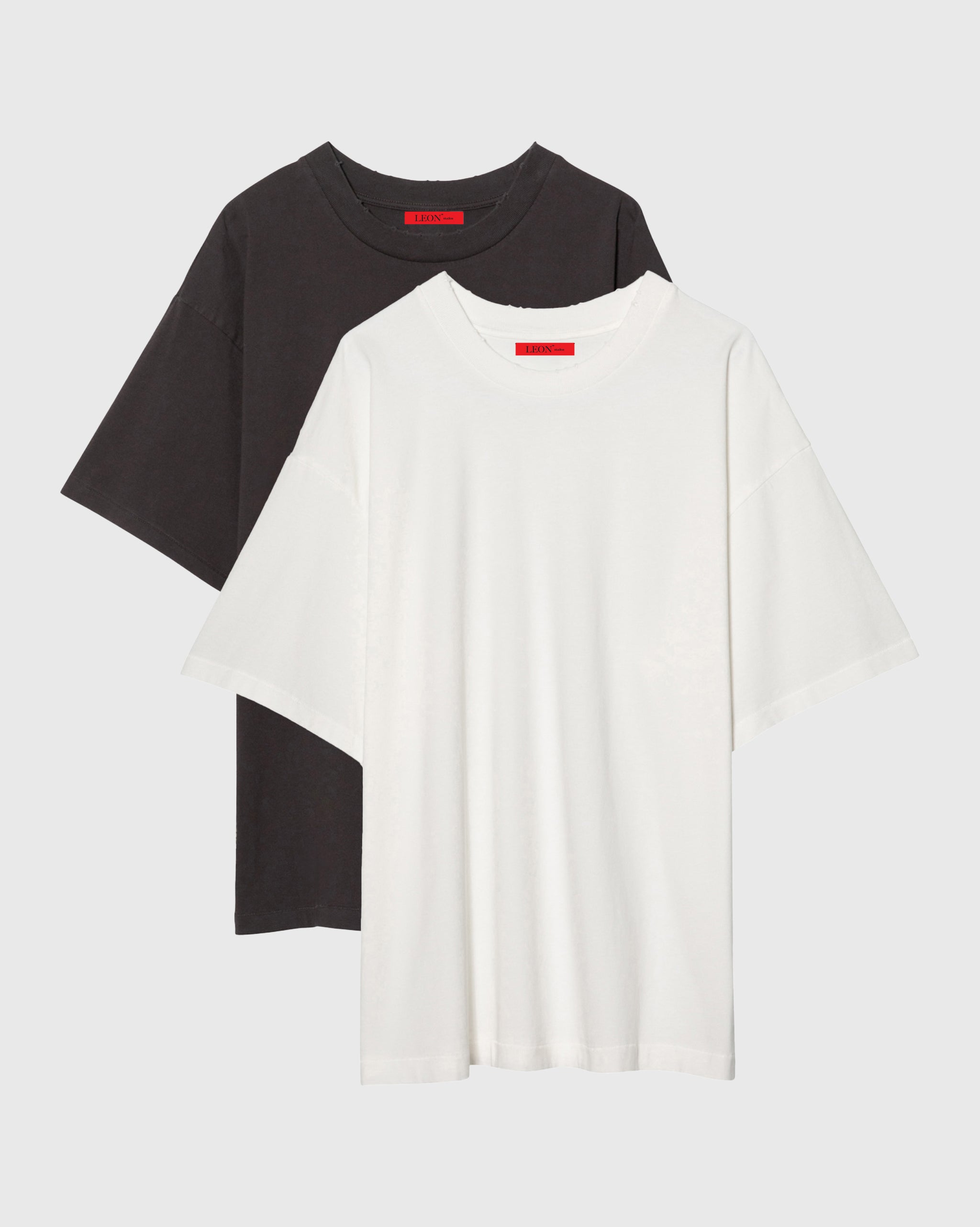 2 PACK SIGNATURE TEES VINTAGE BLACK AND WHITE